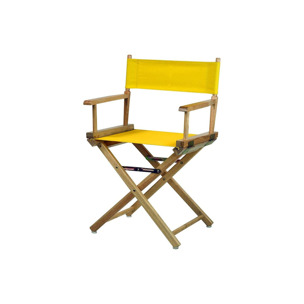 Antique 18" Solid Wood Folding Chair with Armrests K298724