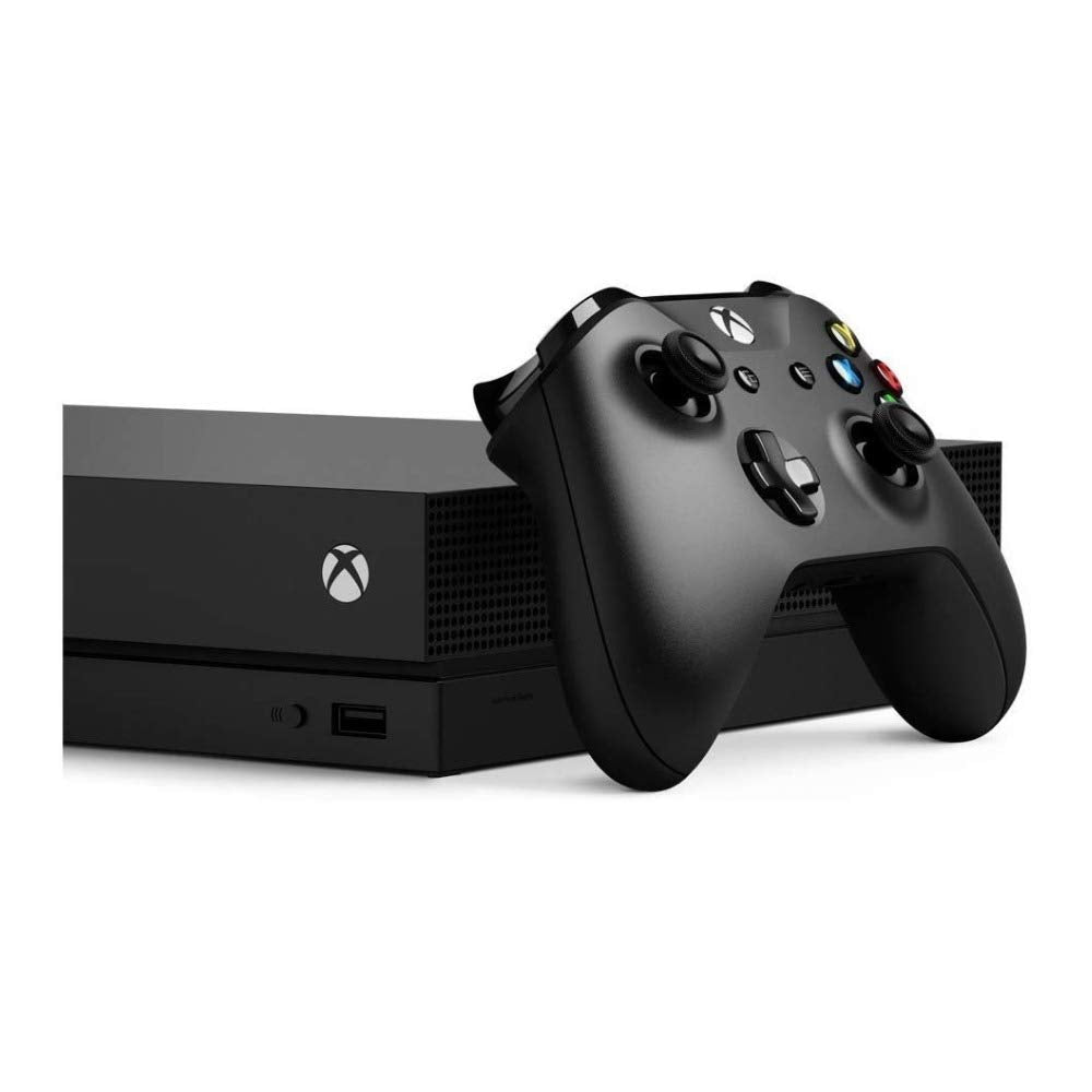 Xbox One X 1TB Gaming Console with Wireless Controller, Headset, Wired Controller and Game G383777