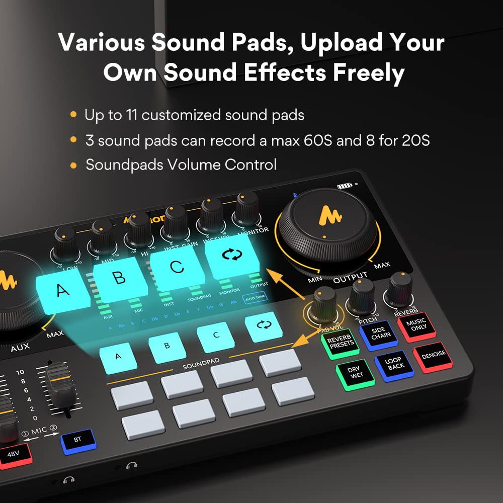 Audio Interface Mixer with XLR Input U489587