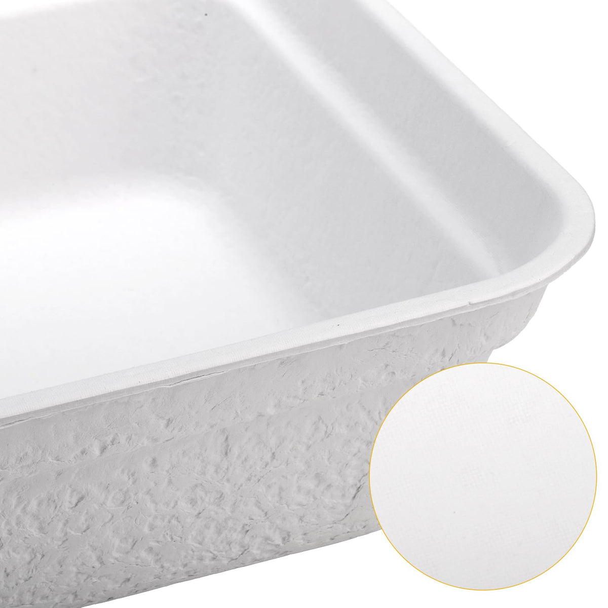 8 Pack White Cardboard Disposable Cat Litter Boxes T3760
