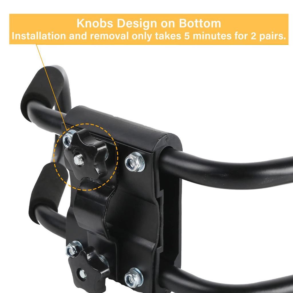 2 Pairs J-Bar Kayak Roof Rack Set of 4 Z3479