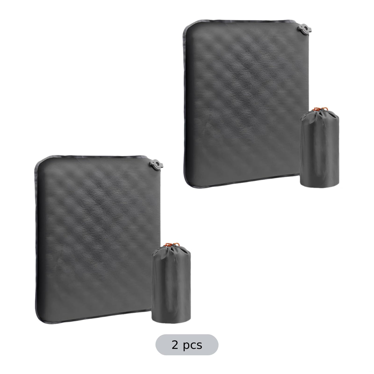 2 Pcs Inflatable Nylon TPU Seat Cushion Z8656