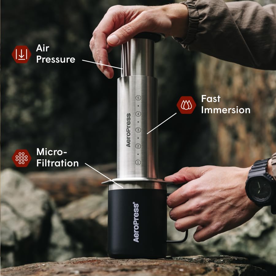 Stainless Steel Coffee Press H880