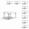 72-Inch Round Plastic Folding Tables 9-Pack G7178