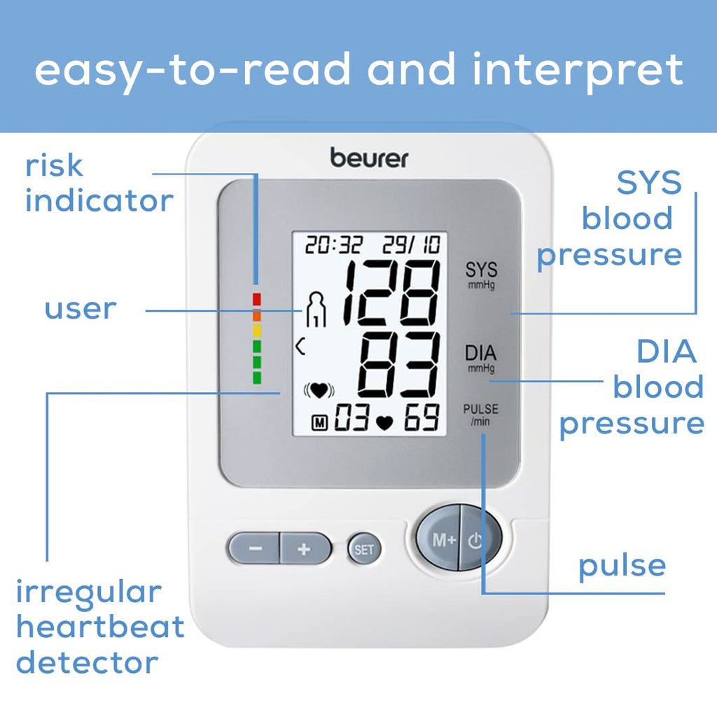 Upper Arm Blood Pressure Monitor with Large Cuff C313