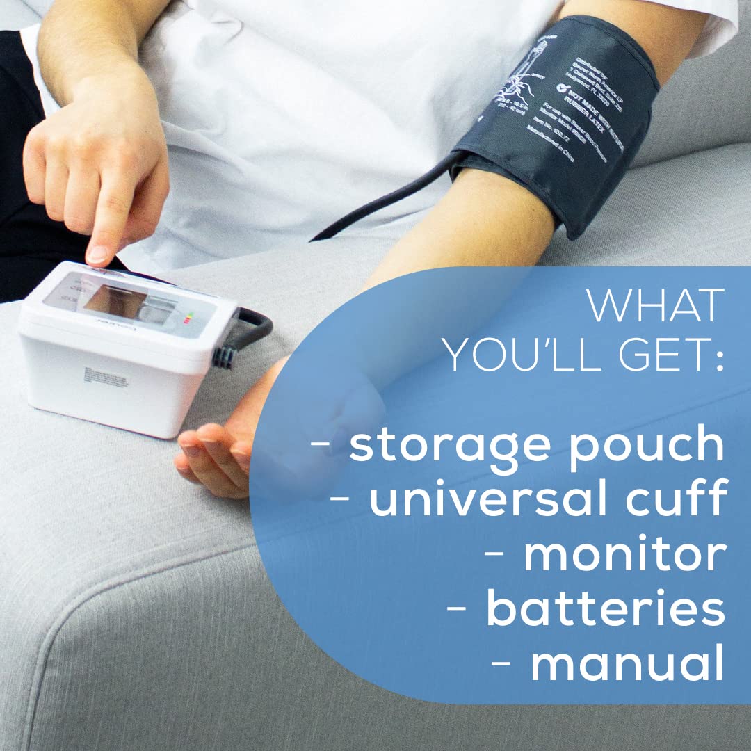 Upper Arm Blood Pressure Monitor with Large Cuff C313