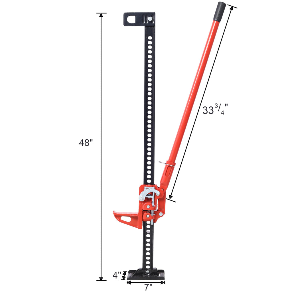 7000 lbs Capacity 48" High Lift Farm Jack G77727