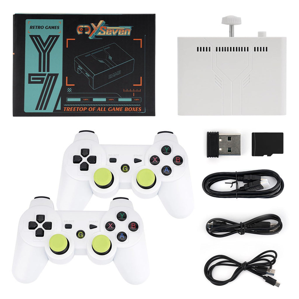 Retro Game Console 4K HD Wireless TV Stick Dual Handle Portable U233226