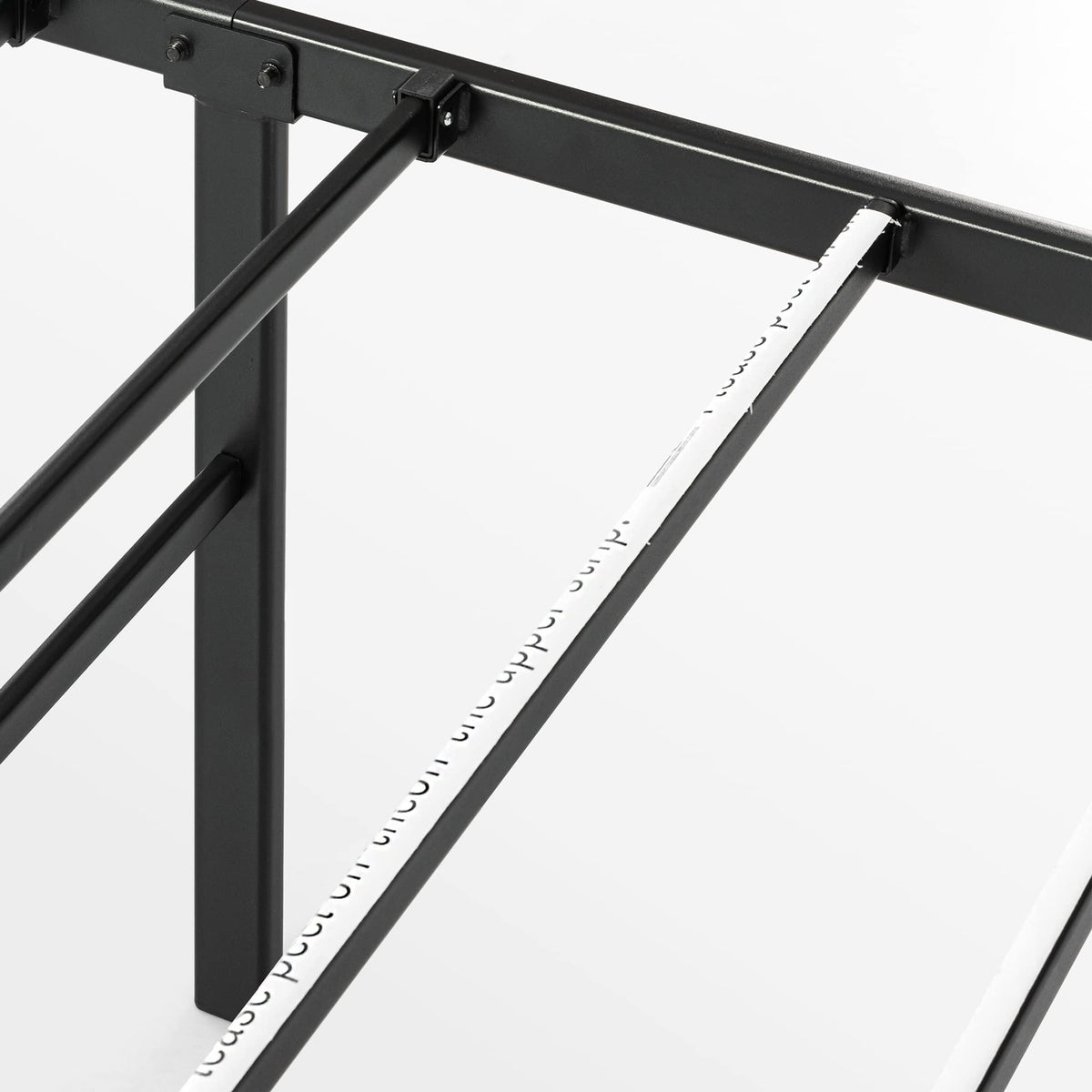 18 Inch Black Metal Platform Bed Frame G774