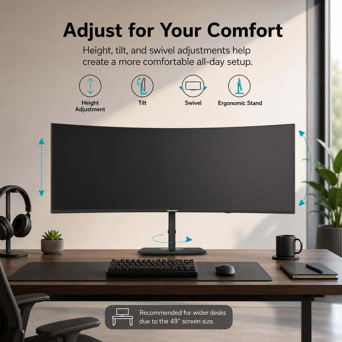 49 Inch Curved Ultrawide Monitor 5120x1440 120Hz Y36050