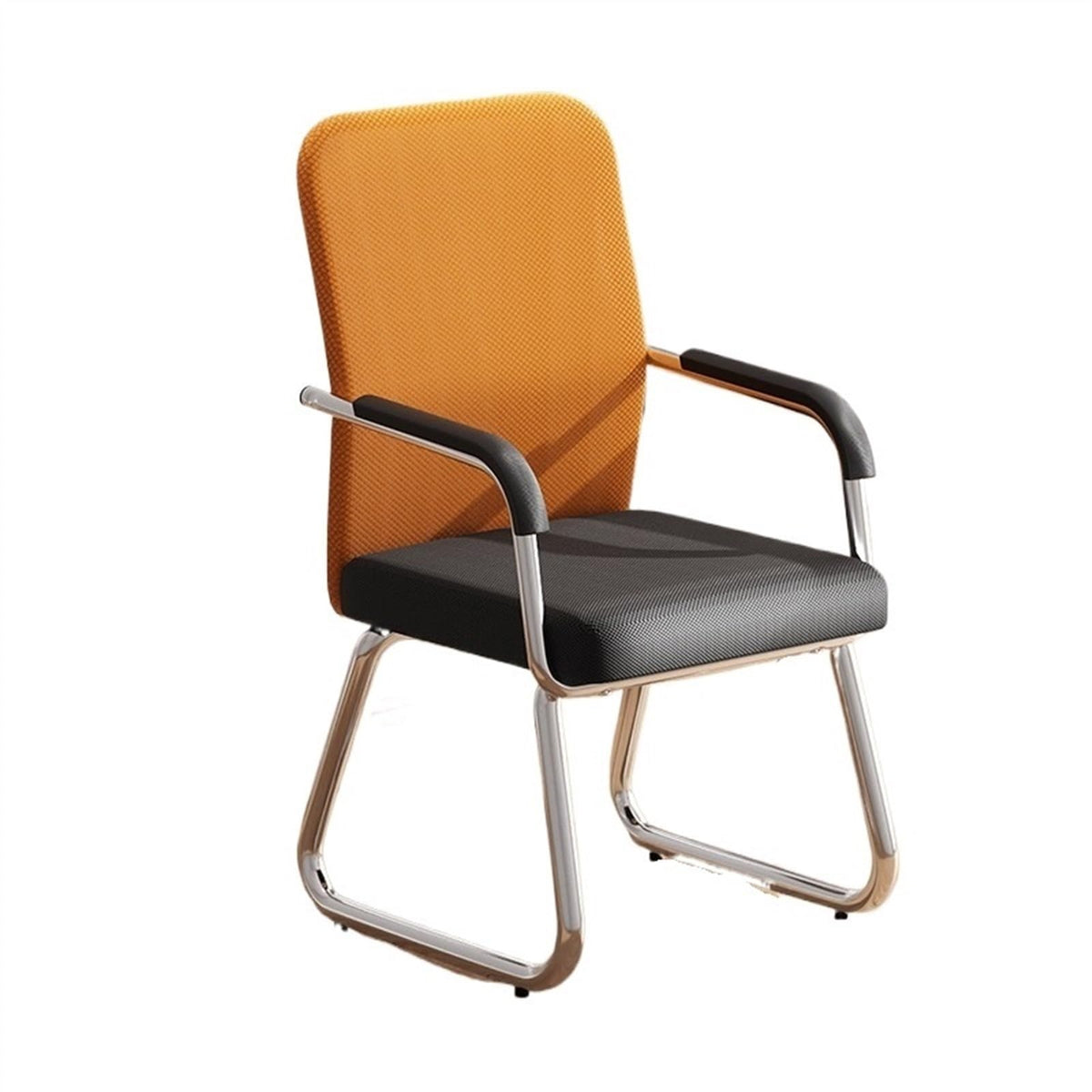 Breathable Mesh Office Chair with Armrests and Chrome Plated Metal Frame G7767