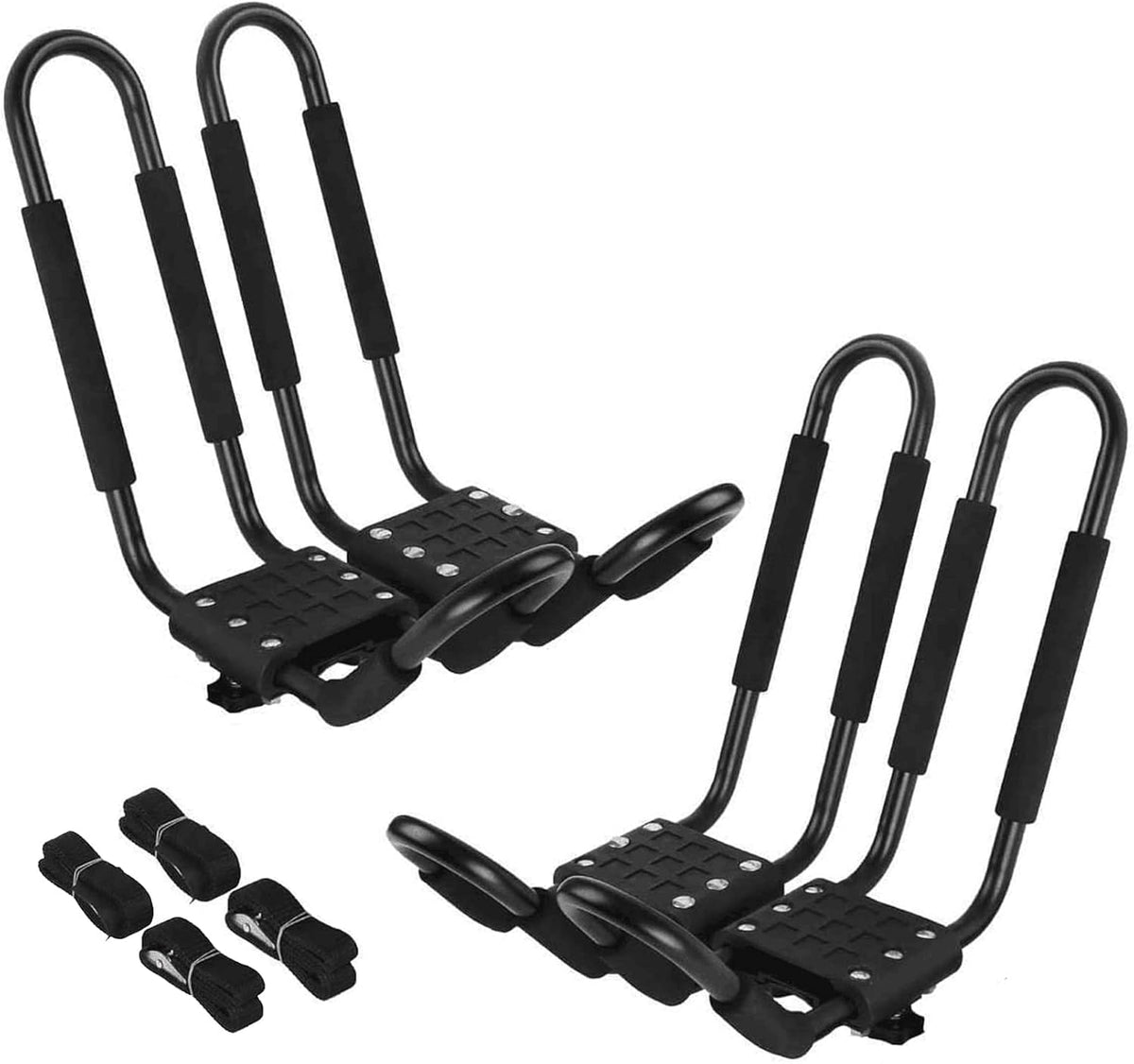 2 Pairs J-Bar Kayak Roof Rack Set of 4 Z3479