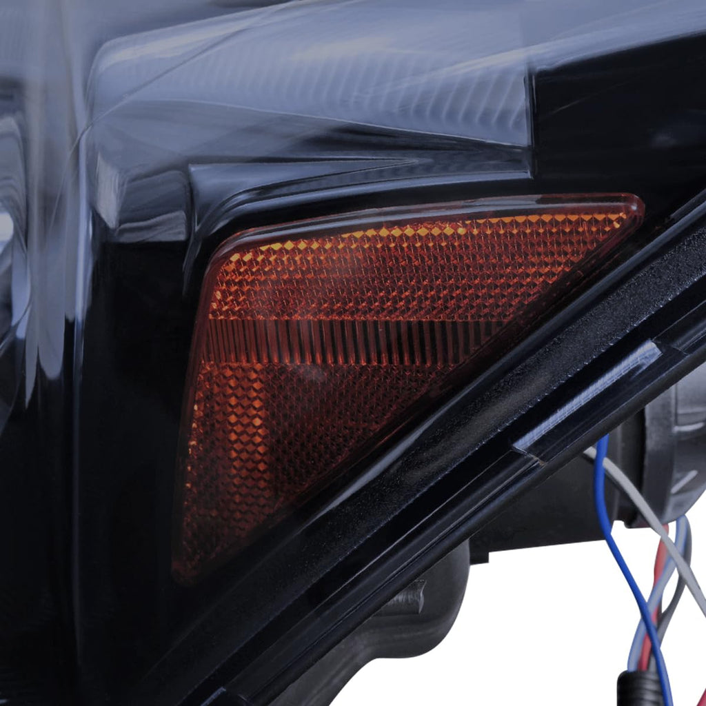 Glossy Black LED Projector Headlights Y373944