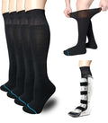 Black 2 Pairs Walking Boot Socks X82036