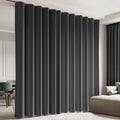 Blackout Room Divider Curtains with Hooks 1 Panel W100 × L84 Inch Black U807634