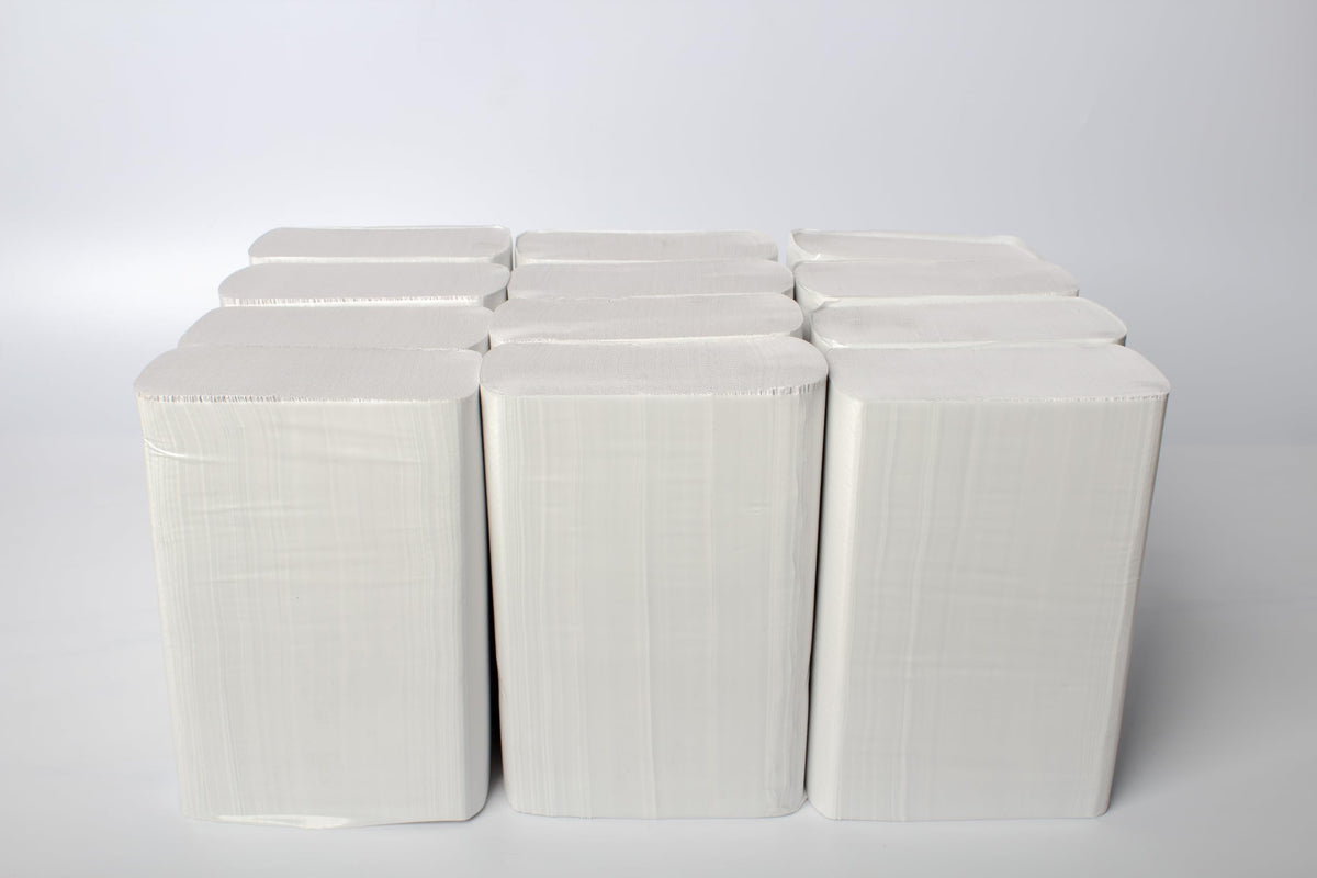 Multifold Paper Towels, Kraft, 334 Sheets X 12 Packs, Recycled Fibers L941