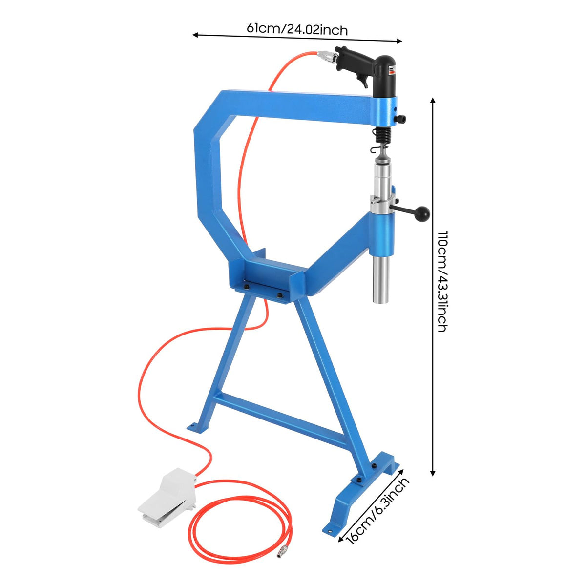 Pneumatic Planishing Hammer with Stand & Pedal Z8192