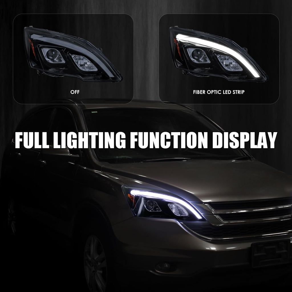 Glossy Black LED Projector Headlights Y373944