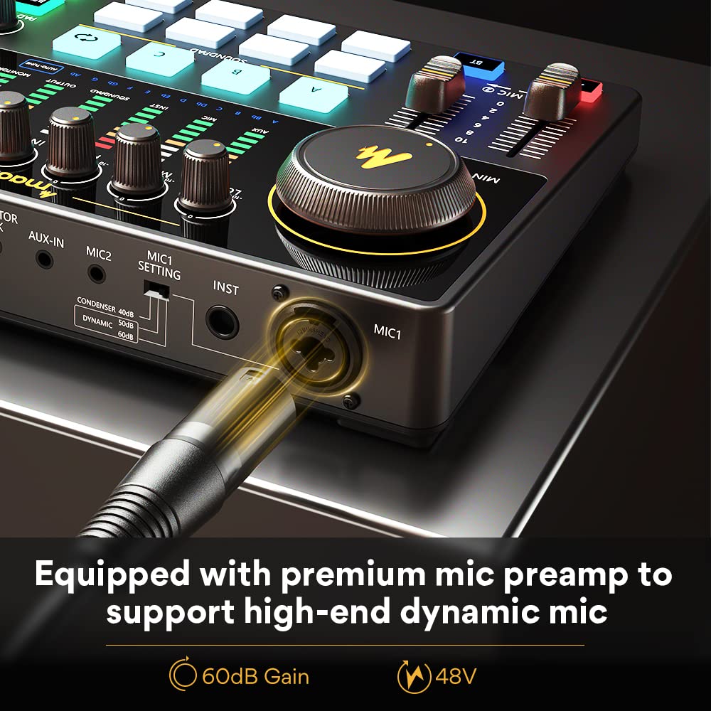 Audio Interface Mixer with XLR Input U489587