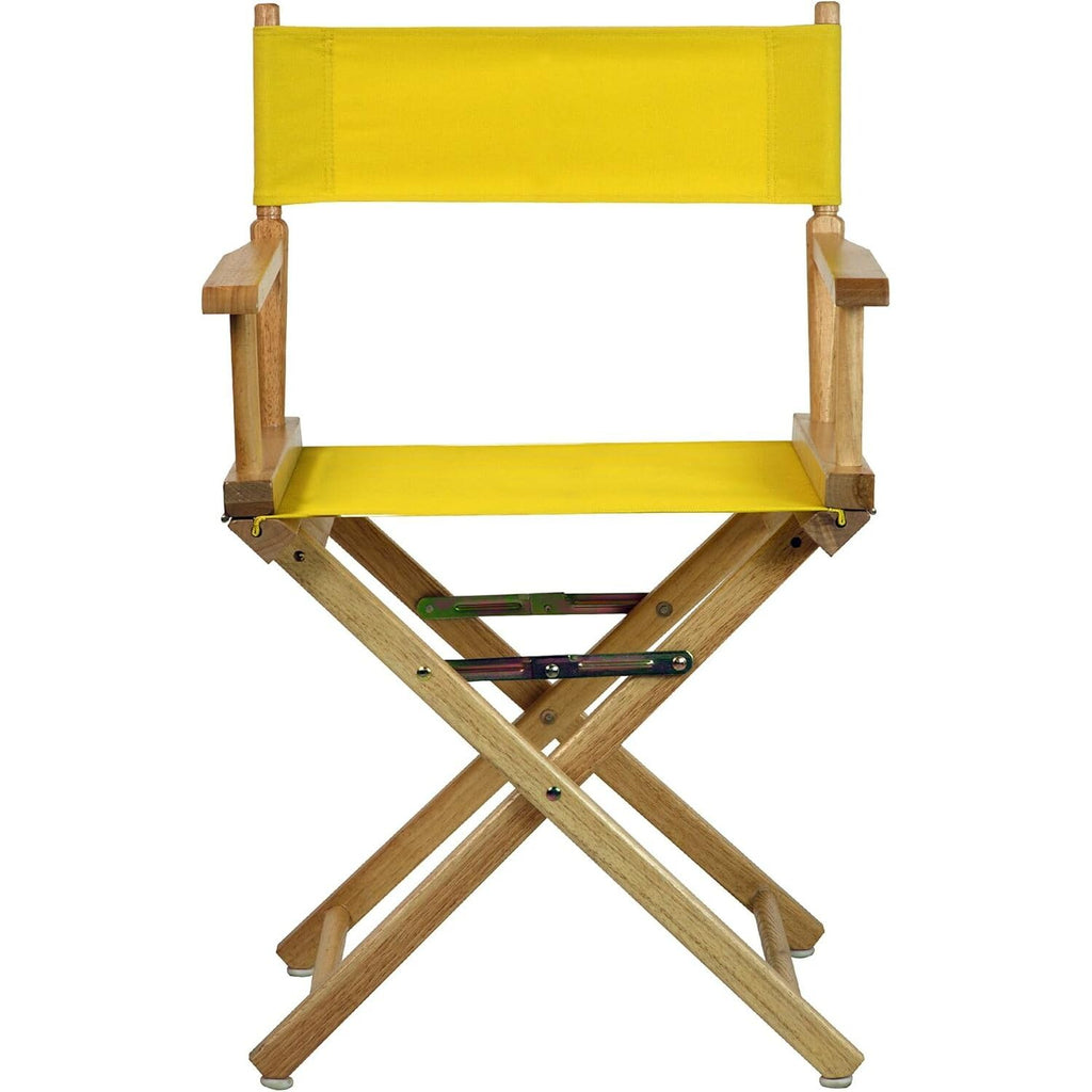 Antique 18" Solid Wood Folding Chair with Armrests K298724