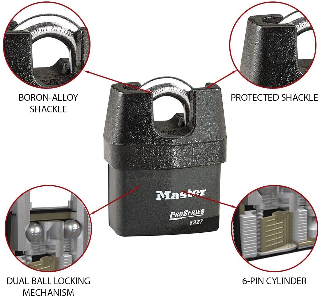 High Security Padlock with 8 Keys E7425