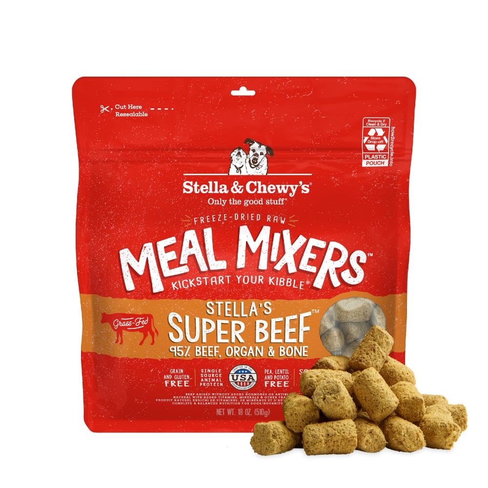 Freeze-Dried Raw Beef Dog Food Topper 8 oz G1759