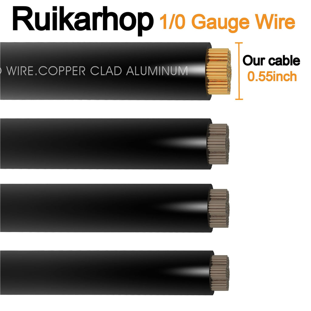 1/0 Gauge Battery Cable with Lugs H18675