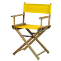Antique 18" Solid Wood Folding Chair with Armrests K298724