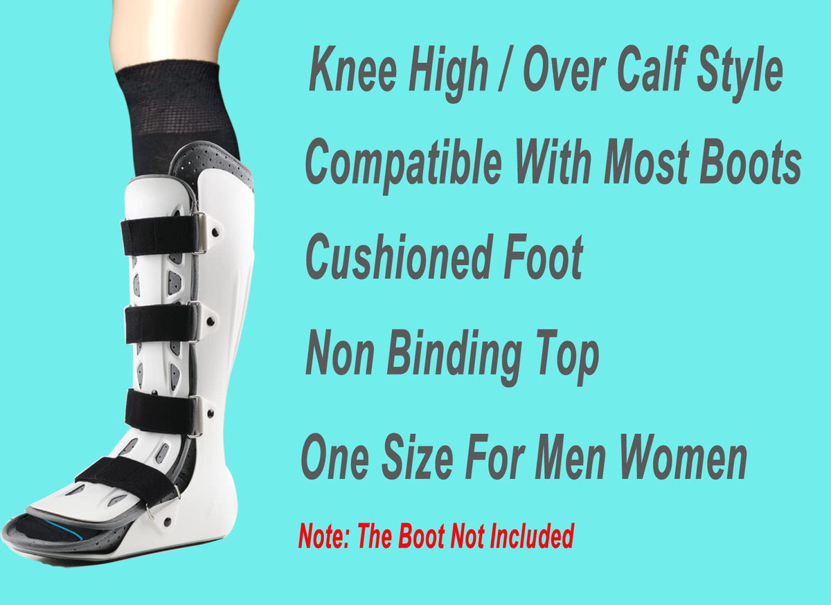 Black 2 Pairs Walking Boot Socks X82036