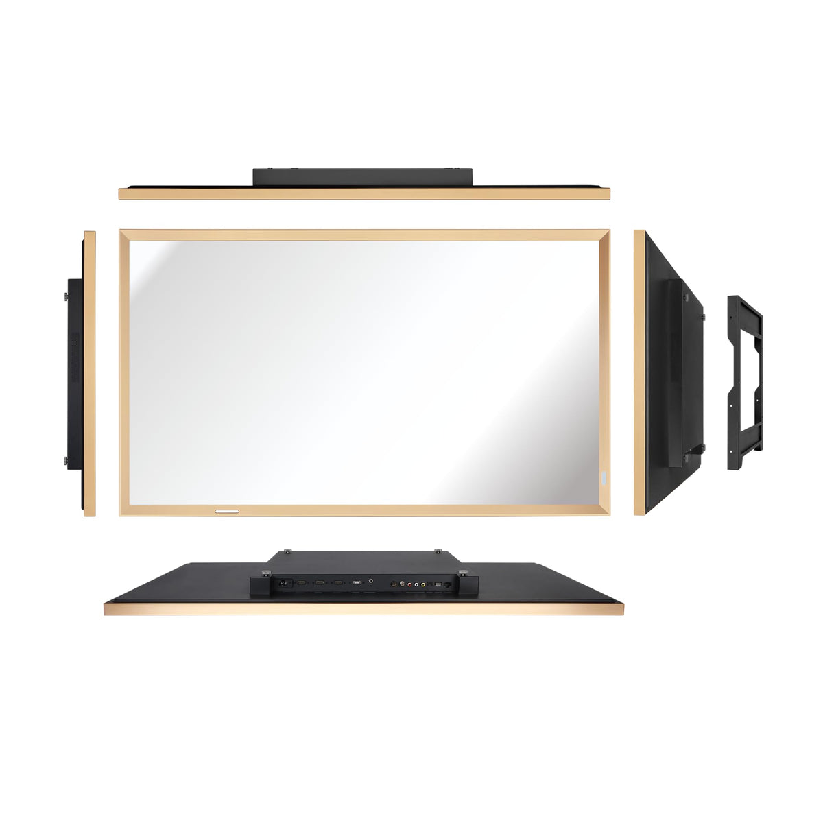 43-Inch Smart Mirror TV with Champagne Gold Aluminum Frame D85403