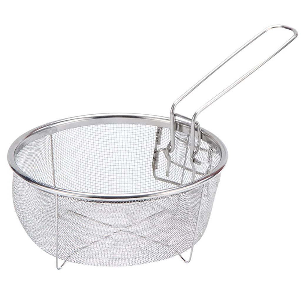 Stainless Steel Deep Fry Basket with Detachable Handle W63235