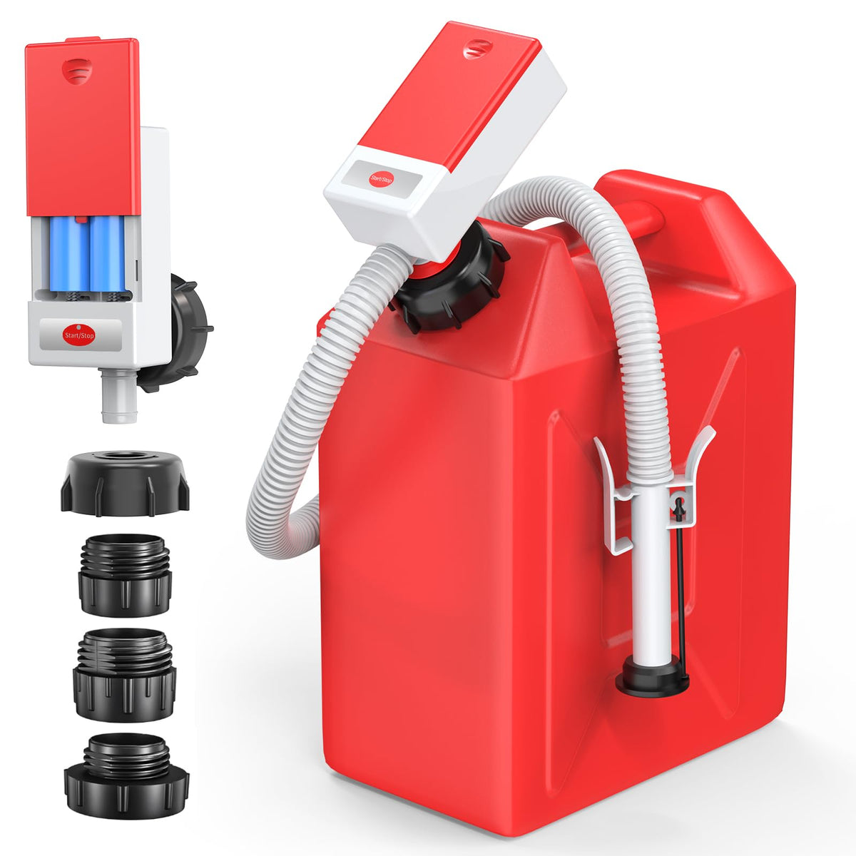 Portable Automatic Fuel Transfer Pump with Auto Stop Sensor and Hose V642