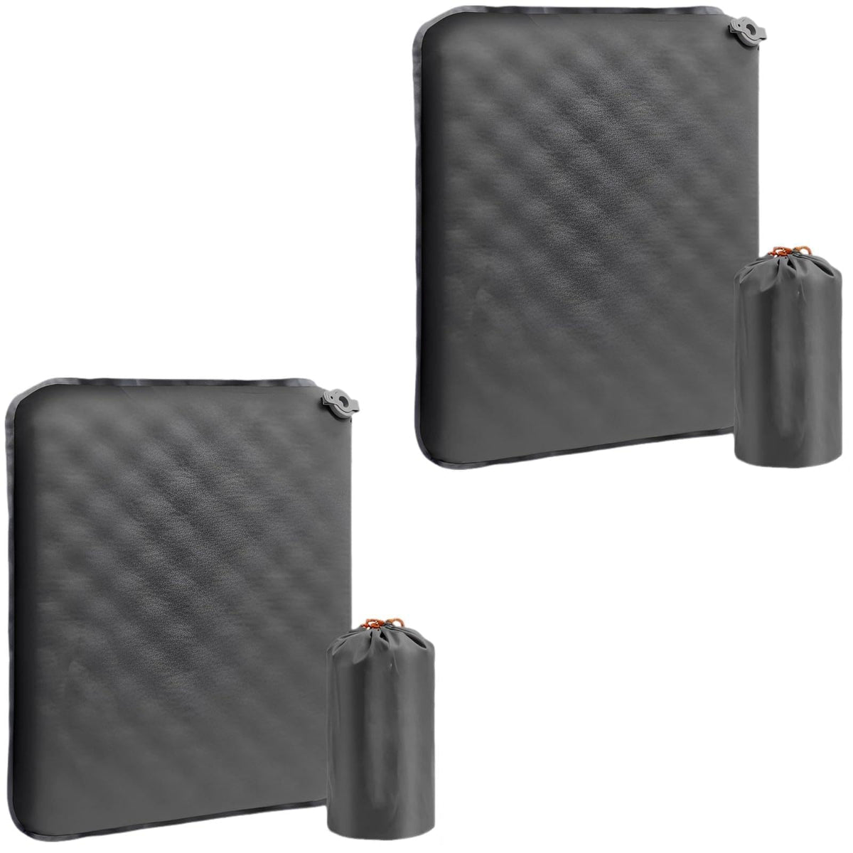 2 Pcs Inflatable Nylon TPU Seat Cushion Z8656