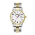 Men's Traditional Quartz Stainless Steel Watch with Expansion Band, 40mm X71320