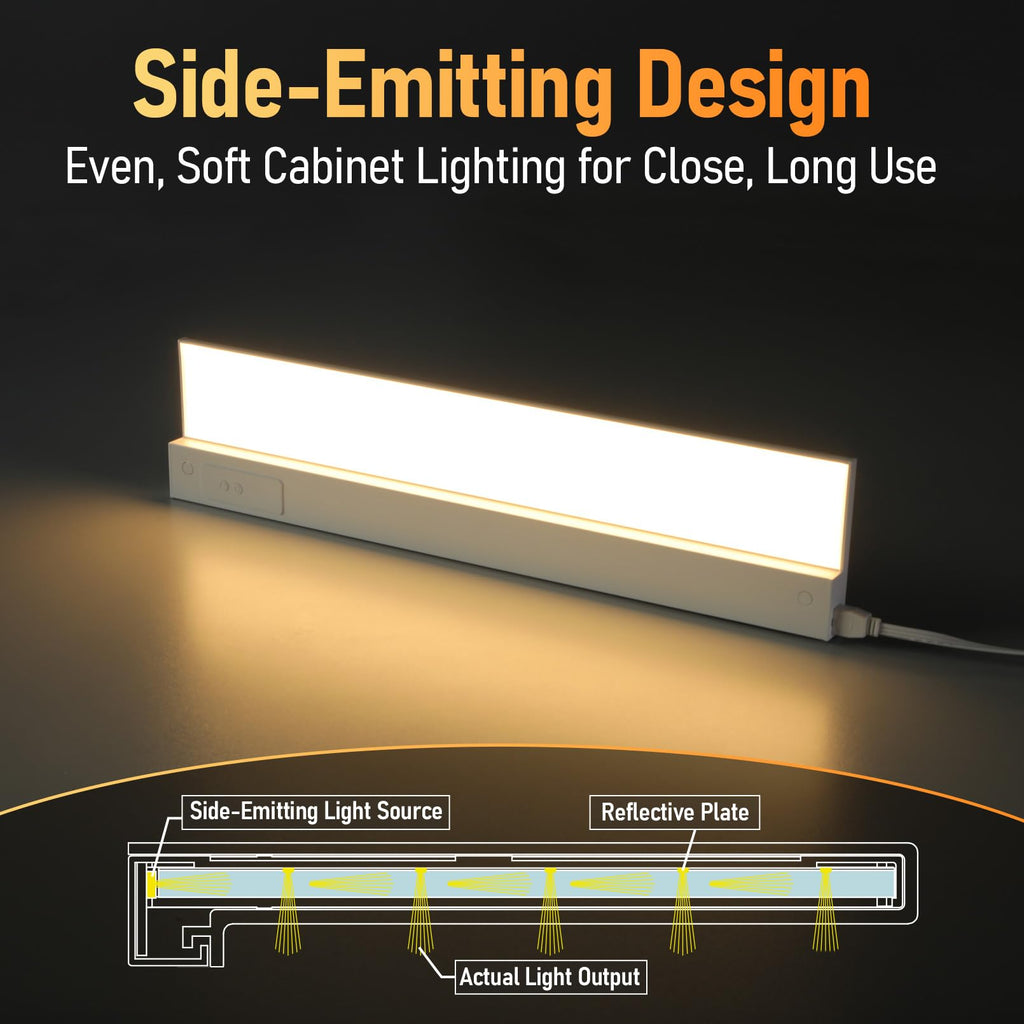 2-Pack Ultra-Slim LED Under Cabinet Lighting H122