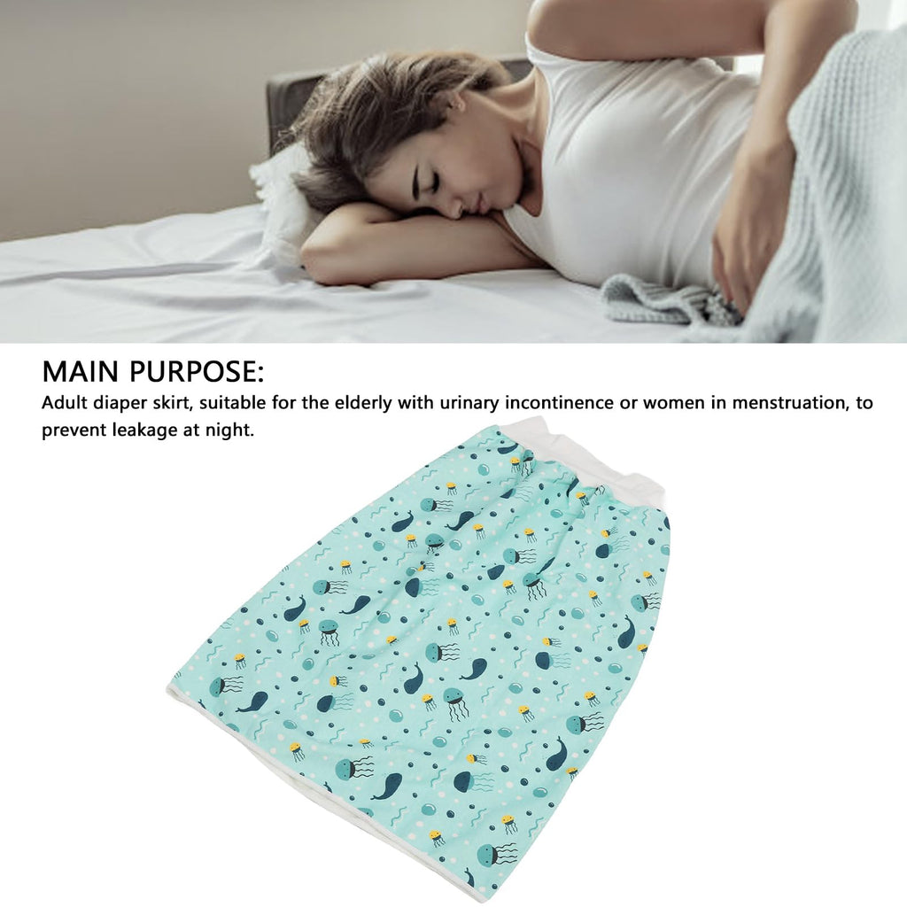Wearable Incontinence Bed Pads Cotton Cloth Reusable XL K135521
