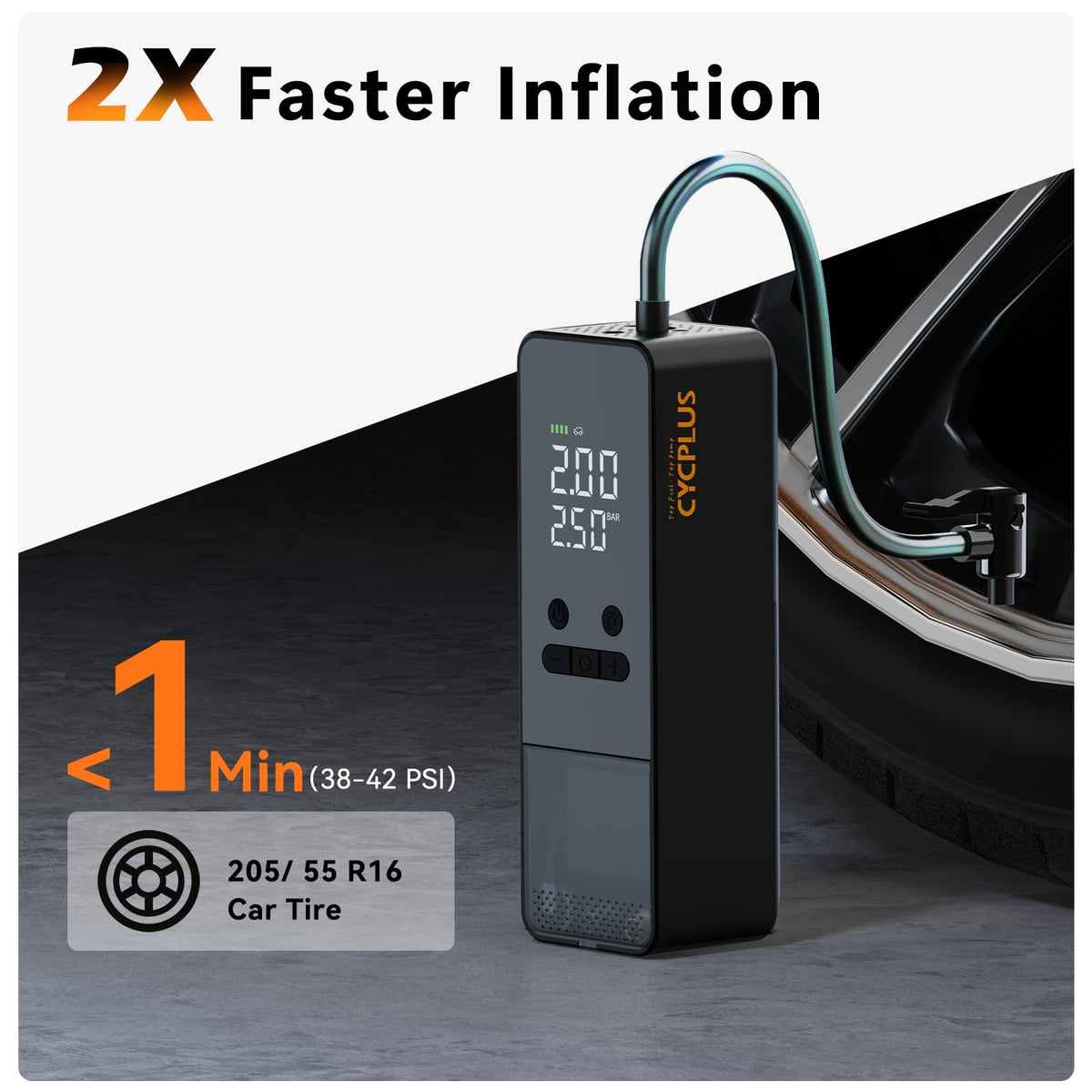 150PSI Auto Shut Off Tire Inflator C598