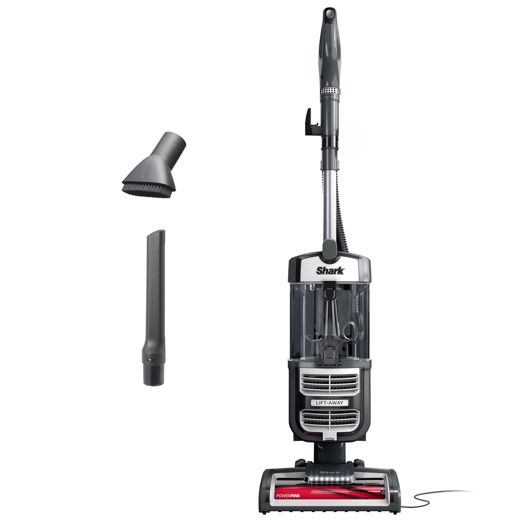 Upright Vacuum with HEPA Filter, LED Headlights, Swivel Steering, Gray V35399
