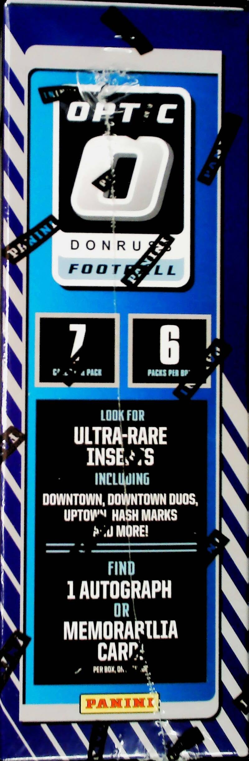 Sealed Mega Box 6 Packs 1 Auto/MEM Football Cards M89886