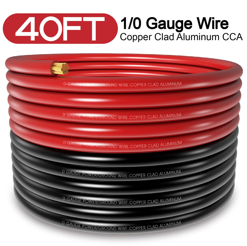 1/0 Gauge Battery Cable with Lugs H18675