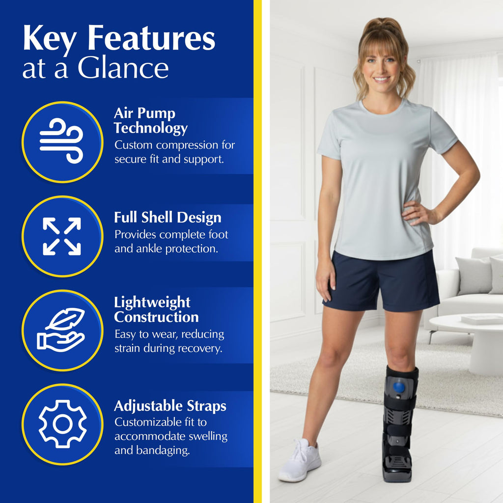 Tall Air Pump Walking Boot I4828