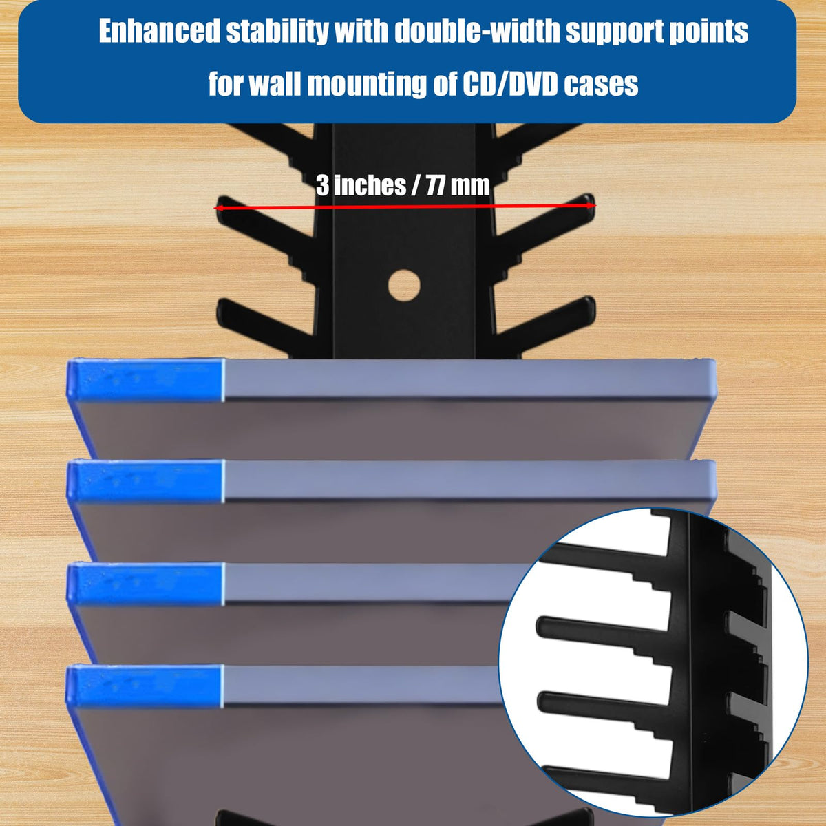 Heavy Duty Metal Video Game Storage Wall Mount L94526