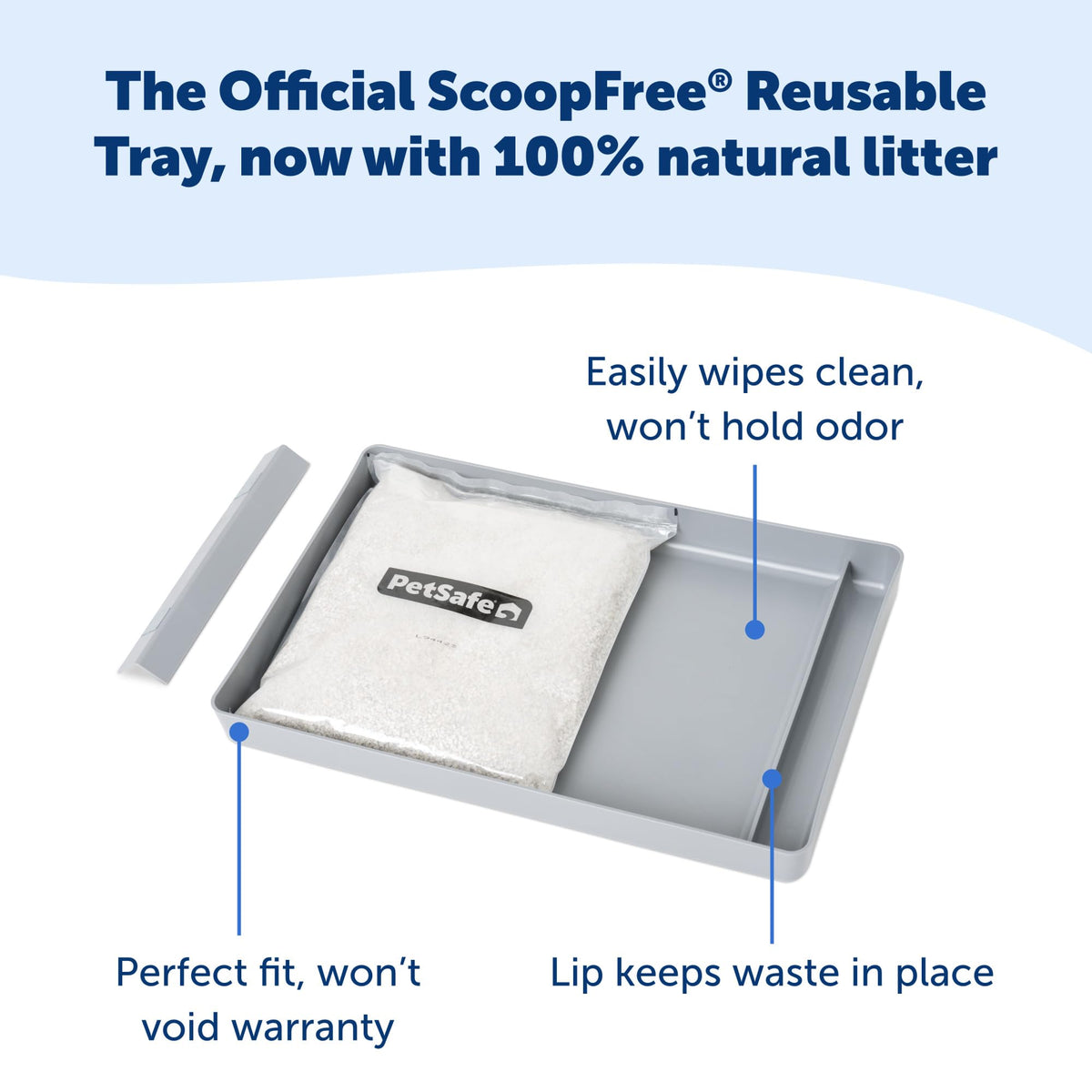 Natural Litter Reusable Tray with 4.2 lb Bag T405107