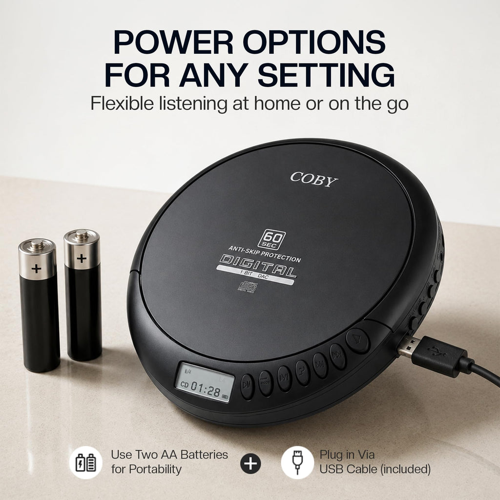 Portable CD Player with FM Radio T228127