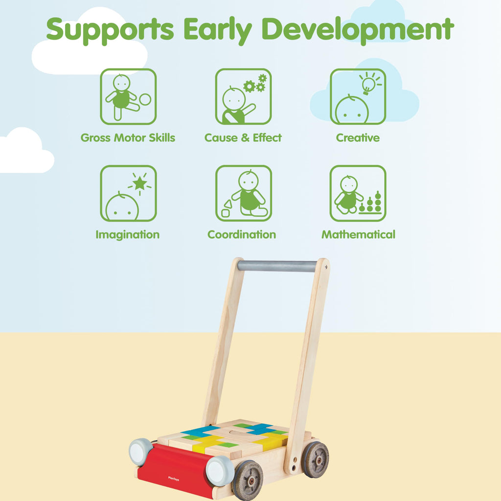 Wooden Baby Walker V7841