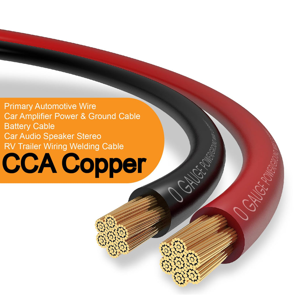 1/0 Gauge Battery Cable with Lugs H18675