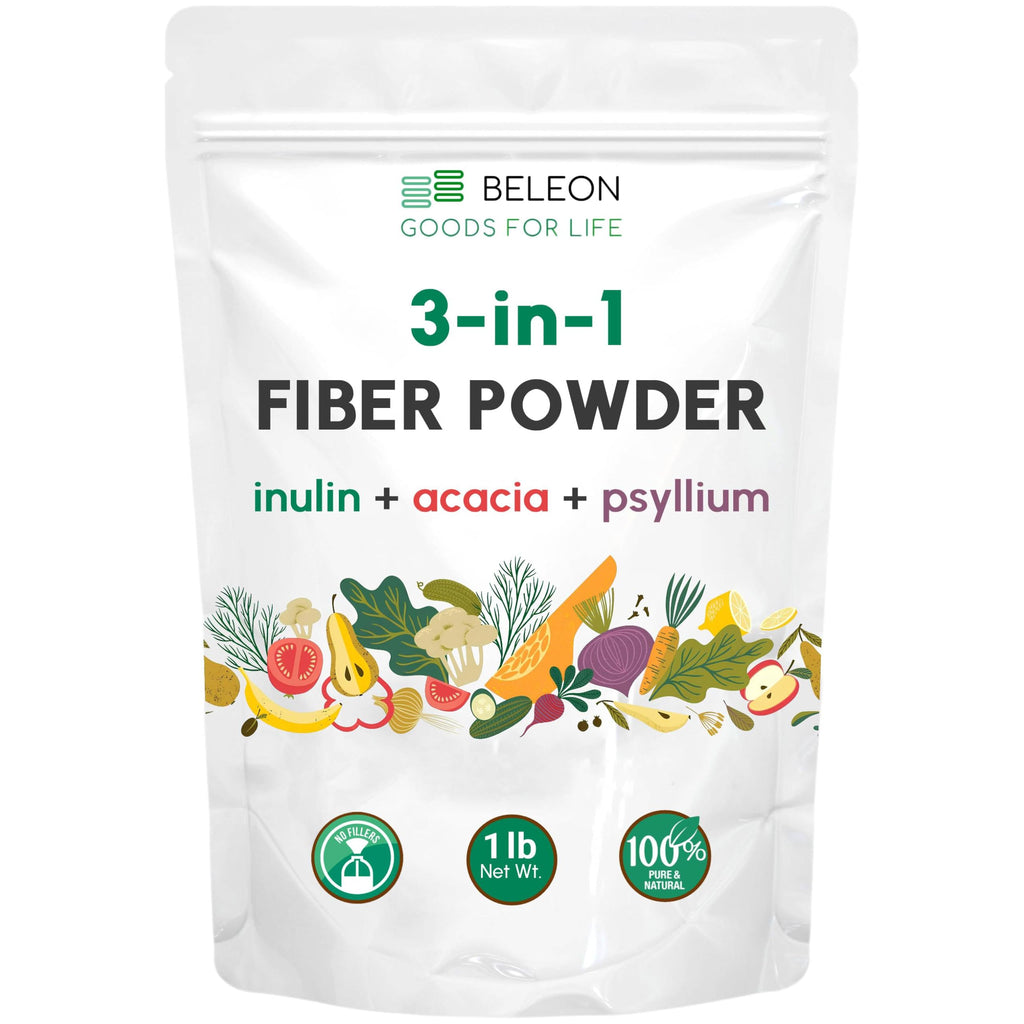 Unflavored Fiber Powder 3 in 1 Blend 1 lb U72314