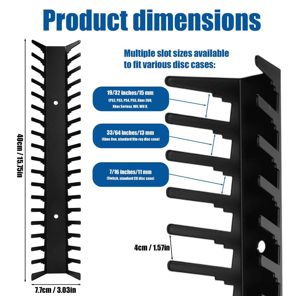 Heavy Duty Metal Video Game Storage Wall Mount L94526