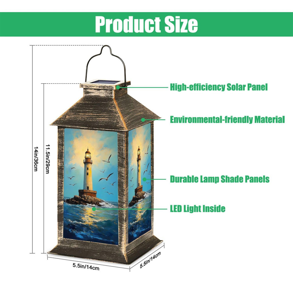 Waterproof Solar Powered Hanging Lantern N756777