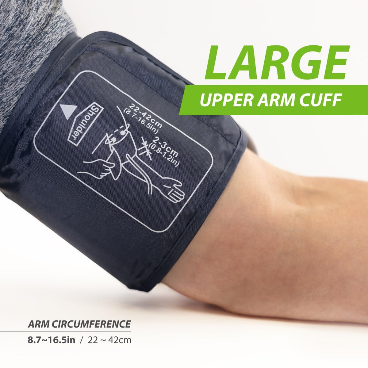 Upper Arm Blood Pressure Monitor with Arm Cuff N7416